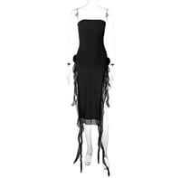 Image 4 of Strapless dress asymmetrical