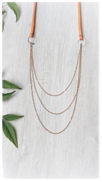 Image 5 of I FILI collana - Arancio CASCATA Gold