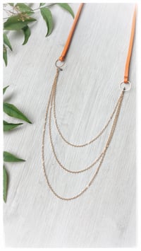 Image 3 of I FILI collana - Arancio CASCATA Gold