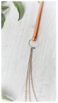 Image 7 of I FILI collana - Arancio CASCATA Gold