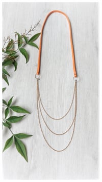 Image 4 of I FILI collana - Arancio CASCATA Gold
