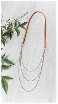Image 2 of I FILI collana - Arancio CASCATA Gold