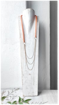 Image 1 of I FILI collana - Arancio CASCATA Gold