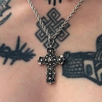 Image 3 of Gothic distressed cross