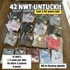 Lot of 42 New UNTUCKit pieces ($12.50 per unit)