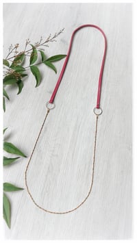 Image 3 of I FILI collana - CANDY Rosso Fragola