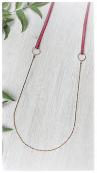 Image 4 of I FILI collana - CANDY Rosso Fragola