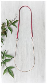 Image 2 of I FILI collana - CANDY Rosso Fragola