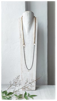 Image 1 of I FILI collana - oro CRISTALLO nero