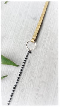 Image 5 of I FILI collana - oro CRISTALLO nero