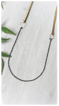 Image 4 of I FILI collana - oro CRISTALLO nero