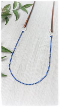 Image 4 of I FILI collana - tabacco CRISTALLO blu