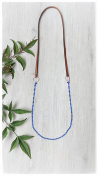 Image 6 of I FILI collana - tabacco CRISTALLO blu