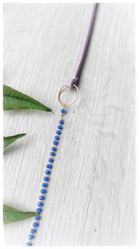 Image 7 of I FILI collana - glicine CRISTALLO blu