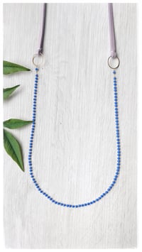 Image 4 of I FILI collana - glicine CRISTALLO blu