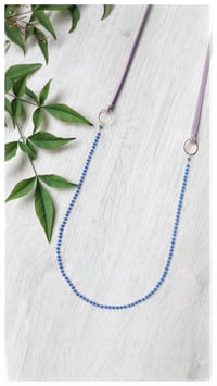 Image 5 of I FILI collana - glicine CRISTALLO blu