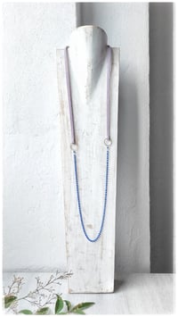 Image 1 of I FILI collana - glicine CRISTALLO blu