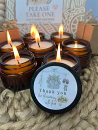 Image 2 of Baby Shower Mini Candle Favors 