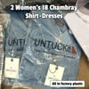 Lot of 42 New UNTUCKit pieces ($12.25 per unit)