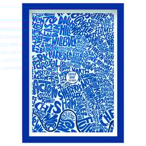 Image of Loftus Road - The Hoops - West London Typographic Map