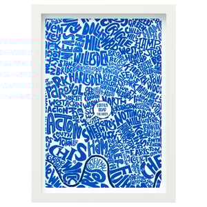 Image of Loftus Road - The Hoops - West London Typographic Map