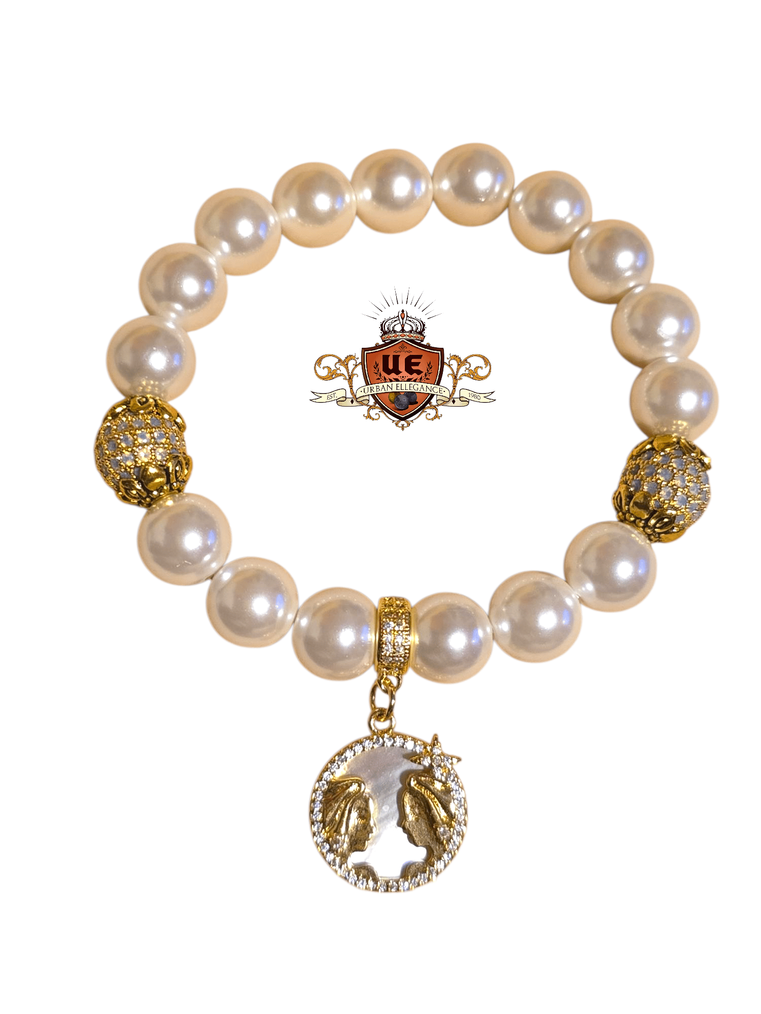 Image of UrbanEllegance Celestial Twin Gemini Bracelet