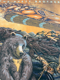 Image 4 of The Avett Brothers at Wolf Trap Poster - Uncut Edition