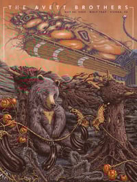 Image 2 of The Avett Brothers at Wolf Trap Poster - Diptych Set Edition