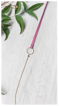 Image 4 of I FILI collana - fucsia ESSENZIALE oro