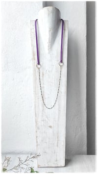 Image 1 of I FILI collana - CORIANDOLI Viola