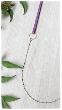 Image 4 of I FILI collana - CORIANDOLI Viola