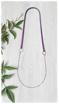 Image 2 of I FILI collana - CORIANDOLI Viola