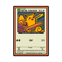 Image 1 of Surfing Pikachu #8 - Pokémon TCG Game Boy Color Promo Card [LIMITED]