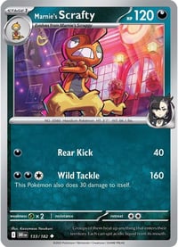 Marnie's Scrafty - SV10: Destined Rivals - Near Mint x4