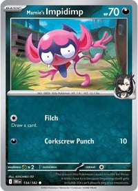 Marnie's Impidimp - SV10: Destined Rivals - Near Mint x4