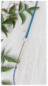 Image 7 of I FILI collana - azzurro CRISTALLO blu