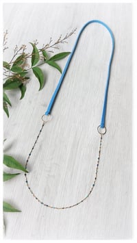Image 3 of I FILI collana - CORIANDOLI Azzurro