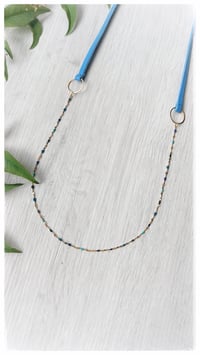 Image 4 of I FILI collana - CORIANDOLI Azzurro
