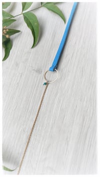 Image 6 of I FILI collana - azzurro ESSENZIALE oro
