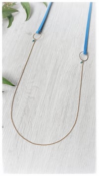 Image 4 of I FILI collana - azzurro ESSENZIALE oro