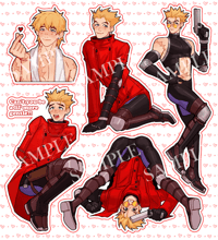 Vash Sticker Sheet