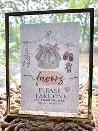 Image 5 of Guest Favor Baby Shower Sign
