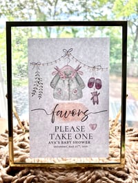 Image 11 of Guest Favor Baby Shower Sign