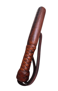 Image 2 of Flexible Leather Billy Club - British Tan