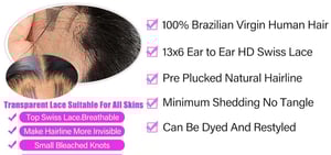Image of 32 inch Lace Front Straight Human Hair Wig