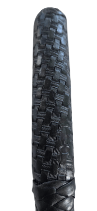 Image 4 of Flexible Leather Billy Club - Black Basket Weave