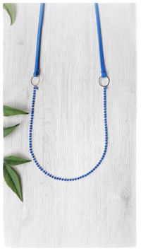 Image 3 of I FILI collana - Blu elettrico CRISTALLO blu