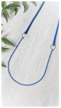 Image 5 of I FILI collana - Blu elettrico CRISTALLO blu