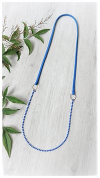 Image 4 of I FILI collana - Blu elettrico CRISTALLO blu