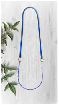 Image 2 of I FILI collana - Blu elettrico CRISTALLO blu
